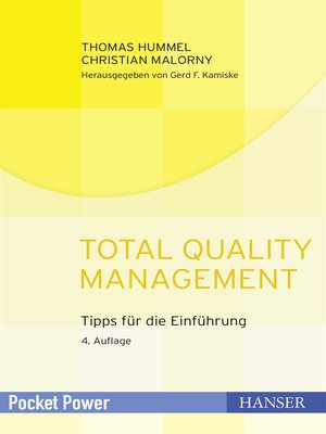 cover image of Total Quality Management